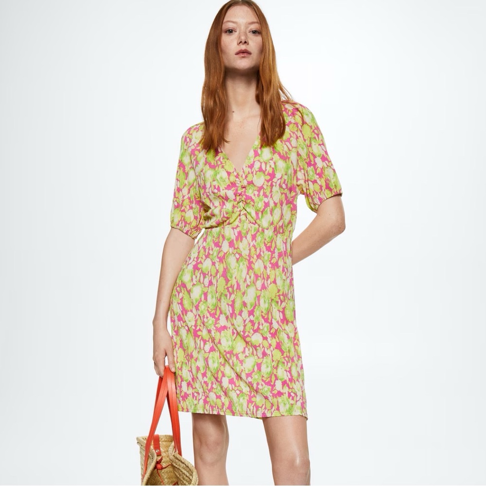 Mango Floral‎ Print Dress
